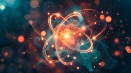 Atomic Particle Quantum Physics Art Illustration Concept