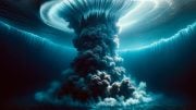 Underwater Volcanic Eruption Art